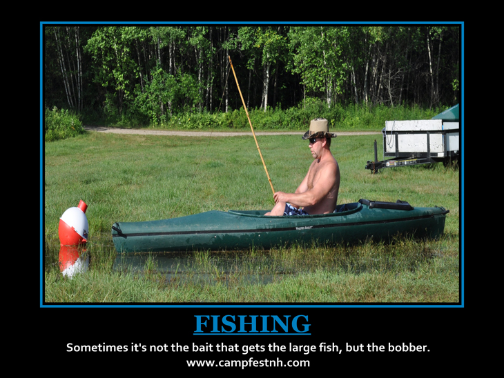 Non Motivational Fishing Poster